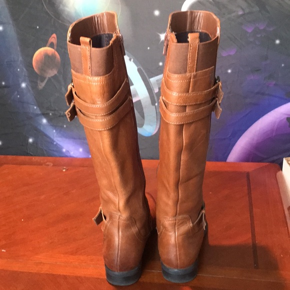 Naturalizer brown leather riding boots size 7.5M - Picture 14 of 16